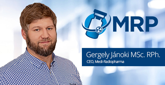 Gergely Jánoki MSc. RPh. CEO, Medi-Radiopharma